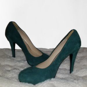 Nine West Teal Suede Pumps 9M